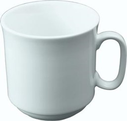 Picture of Porzellan - Kaffeebecher, ca. 0,3 l - elegante Form
