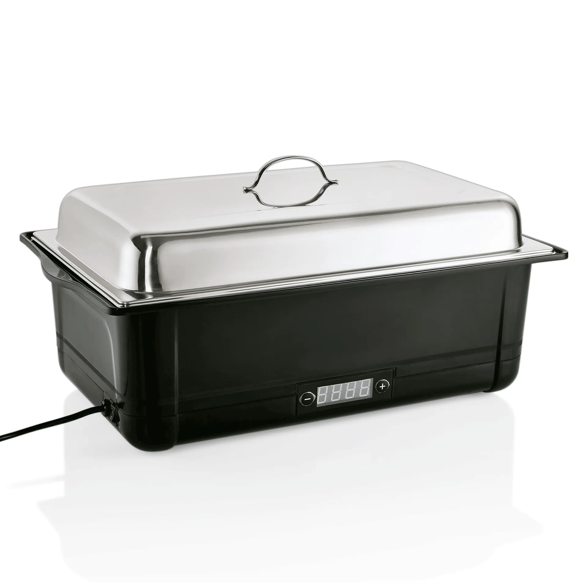 Bild von Digitaler Elektro Chafing Dish GN 1/1, Wasserbad schwarz  