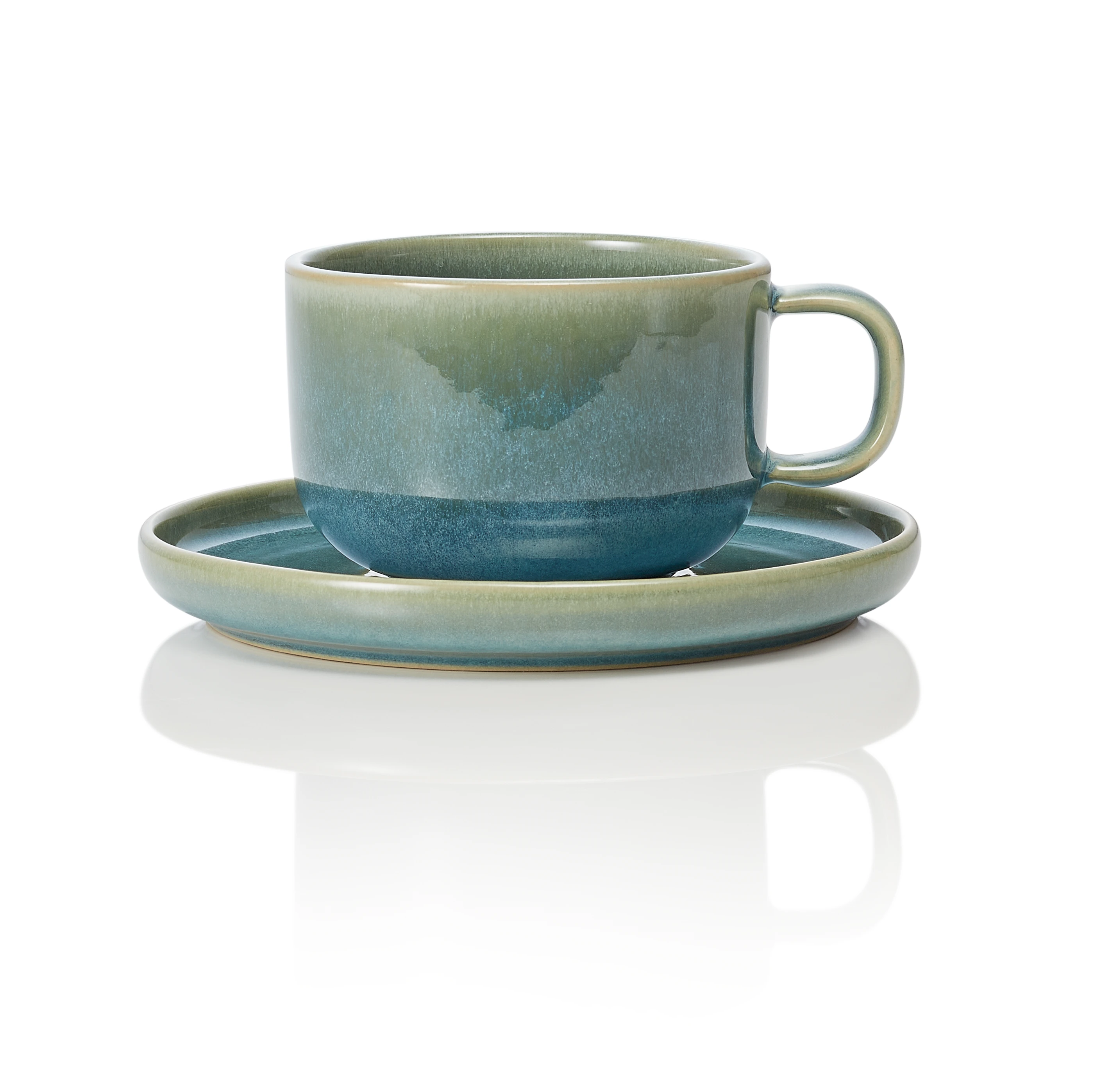 Bild von Ober- und Untertasse Set