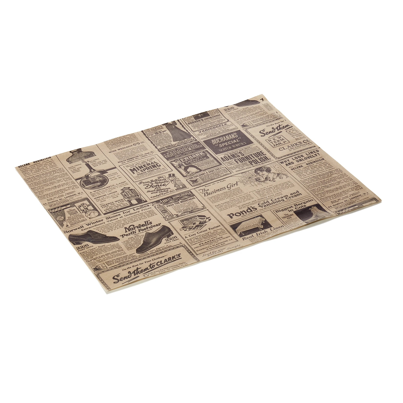 Picture of Burgerpapier Times brown Set